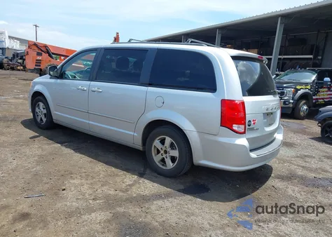 2012 Dodge Grand Caravan Sxt из США, поврежденный, VIN 2C4RDGCG4CR241907